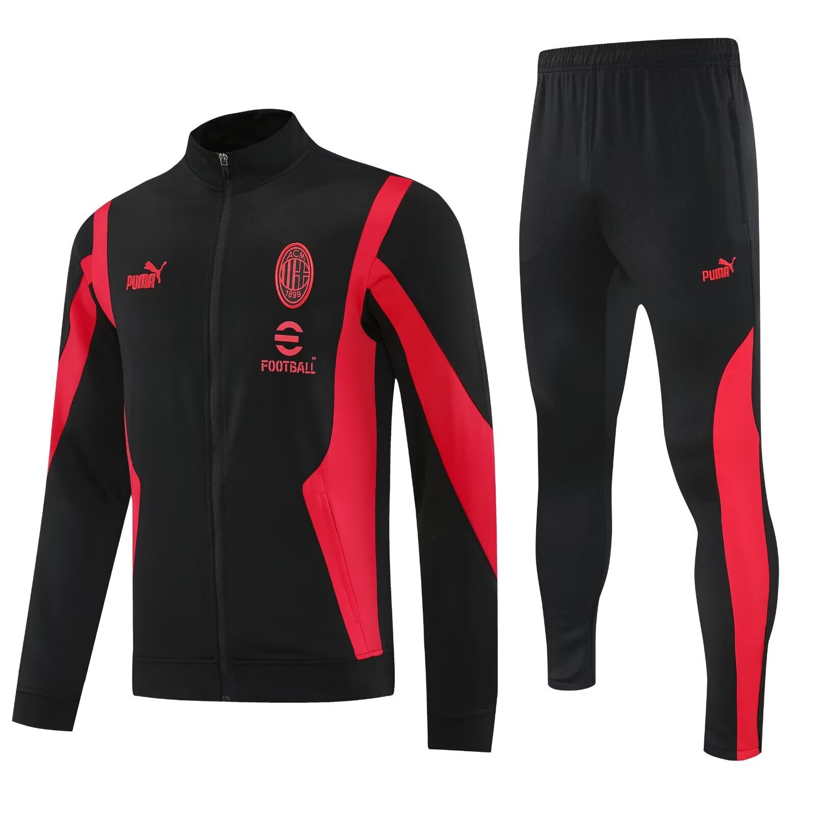 AAA Quality AC Milan 25/26 Tracksuit - Red/Black